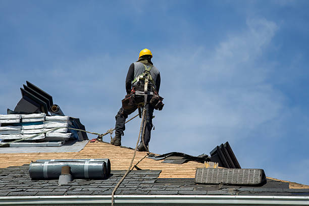 Professional Metal Roofing technician working in Morristown, NJ
